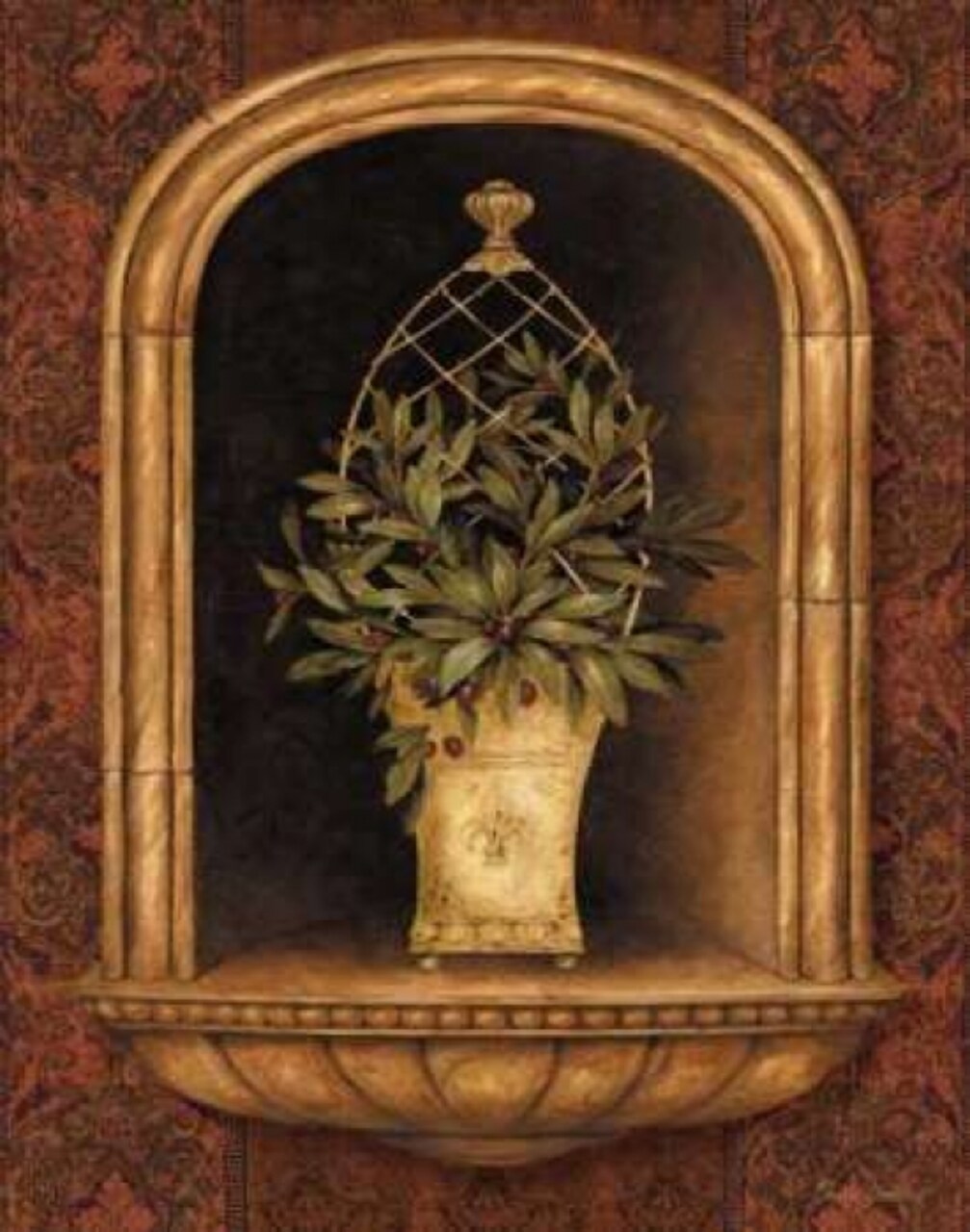 Olive Topiary Niches II Poster Print by Pamela Gladding - Item # VARPDXGLA406